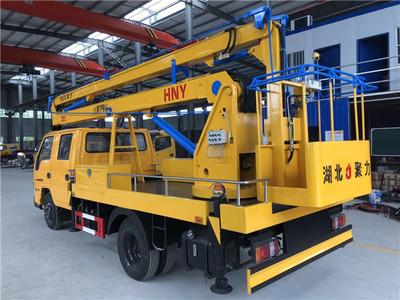 湖北福田43米高空作業車價格解析及產品圖片，兼談清洗吸污車選購要點